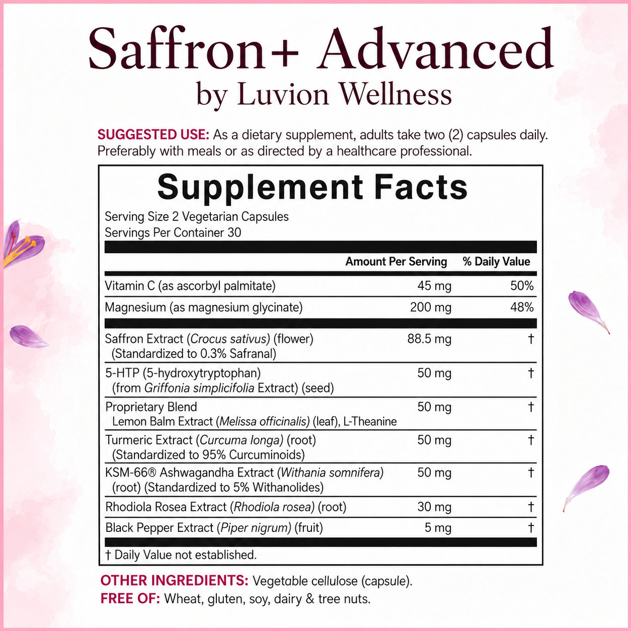 Saffron + Advanced